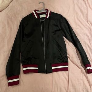 Aritzia Babaton Chelsey Silk Bomber
